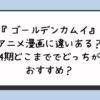 『ゴールデンカムイ』アニメ漫画に違いある？4期どこまででどっちがおすすめ？