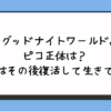 『グッドナイトワールド』ピコ正体は？最後はその後復活して生きてる？